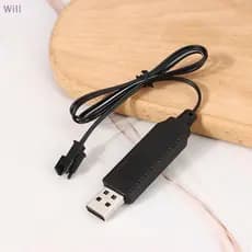 Cabo Carregador USB Para 3.7V SM-2P Frente RC Peças De Aeronaves De Carro Quadcopter Acessórios