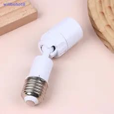 [WillbehotB] Adaptador Extensor De Lâmpada LED Universal E27 Para E27 Luminária Giratória De 360 Graus E27 Base Ajustáve
