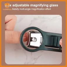 CKFR Criativo Lupa Cortador De Unhas Anti Respingo Individualmente Equipado Novo