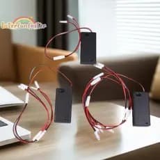 [Interfunfasterfunb] 1 Peça DIY Criativo Modelo Artesanal Luz Casa De Bonecas Ultra Brilhante 3V Contas De Lâmpada LED P