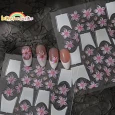 [Interfunfasterb] Stiers Para Arte Em Unhas Vestíveis , Pintados À Mão , 3d Esculpido , Flor , Gelatina [Novo]