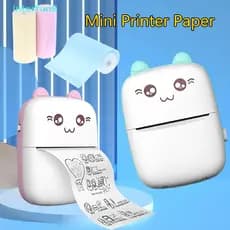 [InterfunB] 3 Rolos De Impressora Portátil , Impressoras De Etiquetas Térmicas , Papel 57x25mm , Adesivos DIY [Novo]
