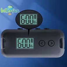 [InterfunB] Rádio FM De Bolso Portátil 50-108MHZ Receptor De Áudio Com Display LCD Rádios Portáteis Para Esportes Ao Ar