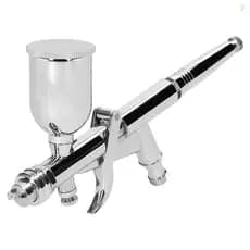 Kit De Aerógrafo T217A Conjunto De Escova De Ar De 0.5 Mm Com Copos De Fluidos De Pintura 15CC Para Modelo De Carro DIY
