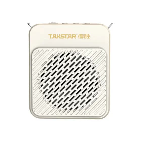 wohobr TAKSTAR Amplificador De Voz Portátil Com Fio Cinto De Microfone Montado Na Orelha 10W 4500mAh Display De Nível De