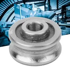 Wohobr 10 Peças Guia De Trilha SG15 Com Rolamento De Ranhura Em U 5 x 17 8 Mm (Linha Única)