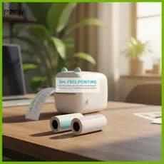 PTFU > 5 Rolos 15MM 30MM Papel Térmico Auto-Adesivo Impressão Etiqueta Papéis Stier Para Poeta Mini Impressoras Paperang