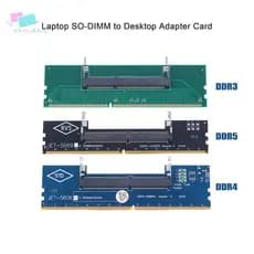 Abongbanghn DDR3 DDR4 DDR5 Portátil SO-DIMM Para Desktop Adaptador Conversor De Cartão Memória RAM Conector