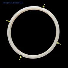 [Auspiciousrui01] 18-24cm Silicone De Substituição Junta Transparente De Vedação Da Panela De Pressão Doméstica Novo