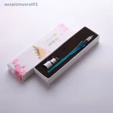 1pc Vintage Artesanal Vidro Dip Assinatura Caneta De Tinta Ferramenta Escrita Escritórios Novo