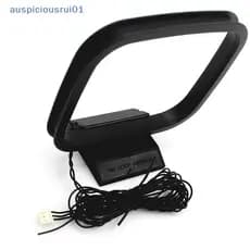 Antena Interna AM FM Loop Conector Aéreo De 3 Pinos Para Receptor De Áudio Estéreo Novo