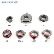 Para V7-9005/9006/9012/H11/H7/H4/H3/H1 Clipes Retentores De Lâmpada De Carro LED Farol Base Adaptador Suporte De Soquete