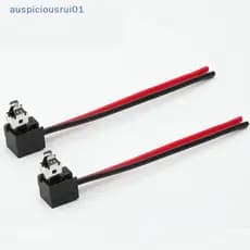2 Pçs Farol Lâmpada Soquete Cablagem Conector Plug Linha Para H1 Novo