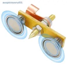 1pc Ímã De Soldagem Magnética Braçadeira À Terra Titular Fixação Forte Soldador Chapa Metal Máquina Reparo Fio Novo