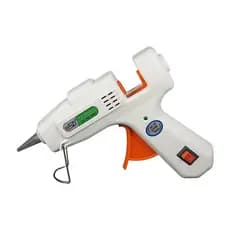 Pistola De Cola Quente 7mm - Bivolt - Com Haste De Apoio - 20w/ BRANCA/ BASTÃO FINO