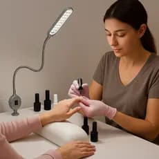 Luminária para Nails Desginer Luminária Leitura Luminária  Manicure Luminária que prende versatil