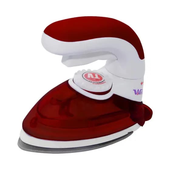 Mini Ferro de Passar Portátil Vermelho 3 em 1 Steamer Perfeito Para Viagem Patchwork Bivolt 110/220V