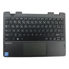 Teclado Com Base Para Notebook Positivo N1110 11.6 Cinza-escuro Português Brasil