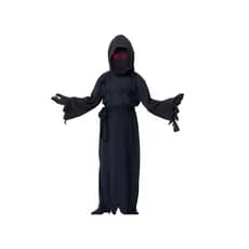 Fantasia Infantil Halloween Morte Com Foice + Óculos De Led