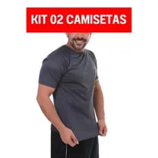 Kit 2 Camisetas Dry Fit Masculino - Casual - Treino - Academia - Esportes - Exercícios - Corrida