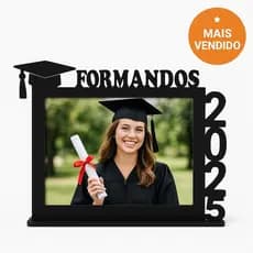 Kit 24 unidades de Porta Retrato Formandos 2025 MDF Foto 10x15
