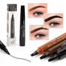 Caneta Lapis Fio a Fio Henna Microblading Tebori Tatuagem Delineador Sobrancelha Febella
