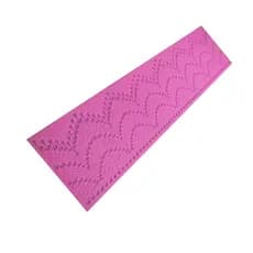 Molde Silicone Renda Bolo Pasta Americana 40x11 Cm