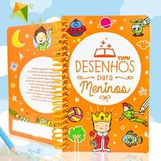 Livro De Colorir : 365 Desenhos Para Meninos | Atividade Educativas Para Crianças - Com Espiral