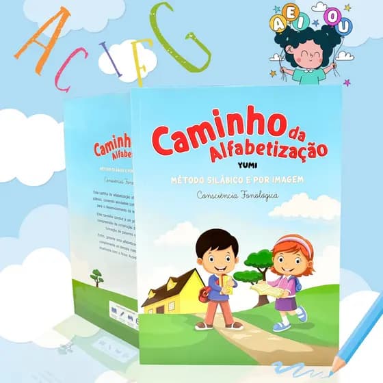Livro De Atividades: Caminho Da Alfabetização | Apostila De Exercícios Escolares Divertidos - Zumi