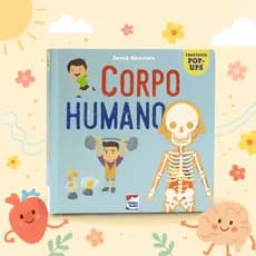 Livro 3D A Anatomia Para Crianças : O Corpo Humano | Fatos E Curiosidades Ilustradas Com Incríveis Pop-Ups Premium