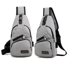 Bag Unissex Moderna e Funcional Com Entrada USB