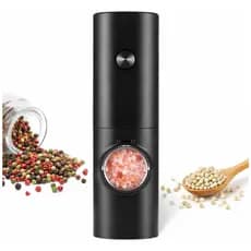 Moedor Elétrico De Aço Gourmet Sal Grosso Pimenta Tempero