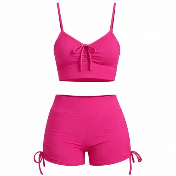 Conjunto Feminino Fitness Short e Top Suplex Academia