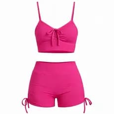 Conjunto Feminino Fitness Short e Top Suplex Academia