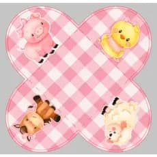Forminha 4 pétalas tema fazendinha para docinhos