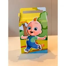 Caixinhas personalizadas modelo sacolinha tema Looloo kids - Kit pegue e monte