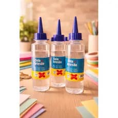 kits cola artesão silicone - 100 ml cada - make+