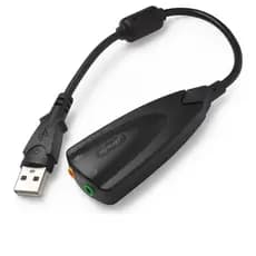 Placa De Som Áudio Externo Adaptador Usb 7.1 Notebook PC Windows, Linux, Mac OS