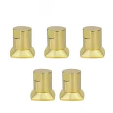Kit 05  und Acabamento Registro Dourado Ouro Encaixe Padrao Deca Docol 1.2 e 3.4 luxuoso e elegante