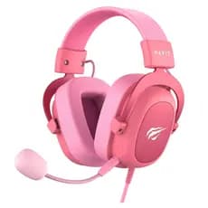 Headset Gamer Havit H2002D Rosa Estéreo Com Microfone