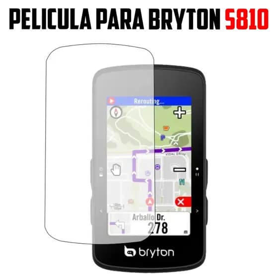 Película para Ciclocomputador gps Bryton S810 de Hidrogel Proteção de Tela
