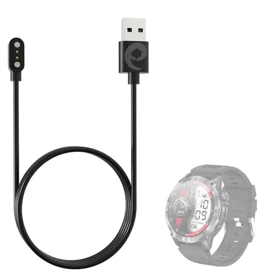 Cabo Carregador Usb Compatível Com Smartwatch Smartwatch Vwar Ace Hk08 Magnético