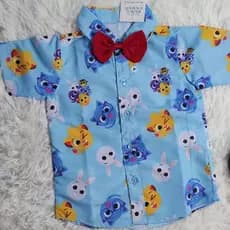 Camisa Temática BOLOFOFOS. infantil social menino com gravata