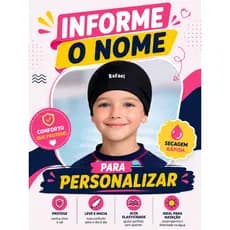 TOUCA PERSONALIZADA COM NOME – INFANTIL E ADULTO
