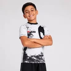 Rash Guard INFANTIL NoGi Jiu-Jítsu  Manga Curta | Compressão Premium FPS 50+ |
