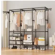 Guarda Roupa Cabide Organizador Sapateira Chão Multiuso Cabideiro Desmontavel Quarto Vestuario Arara