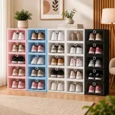 Sapateira Montável Vertical 10 Andares 30 Pares Fácil Montar Organizadora Grande Premium Plastico