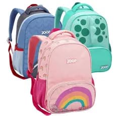 Mochila Escolar Infantil Menino Ou Menina Dinossauro Tubarão Arco-íris Seanite Melhor Promoção