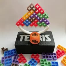 Tetris Equilíbrio – O Desafio das Cores e da Paciência - Jogo de tabuleiro jogos para criança jogo retro game de encaixe