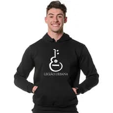 Moletom Canguru Masculino Banda Legião Urbana Blusa de Frio com Capuz